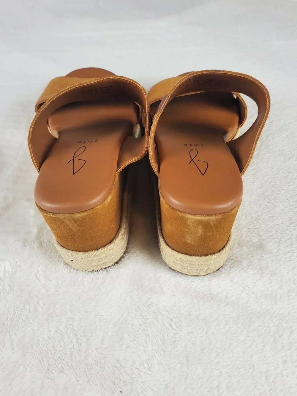 Joie Light Brown Suede Wedges NO Size